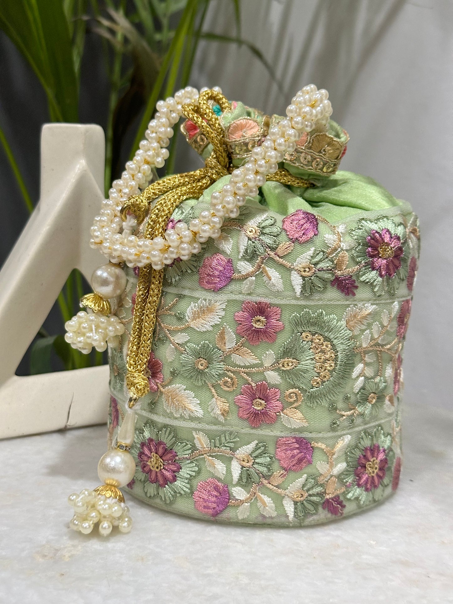 Needlework Potli Bag
