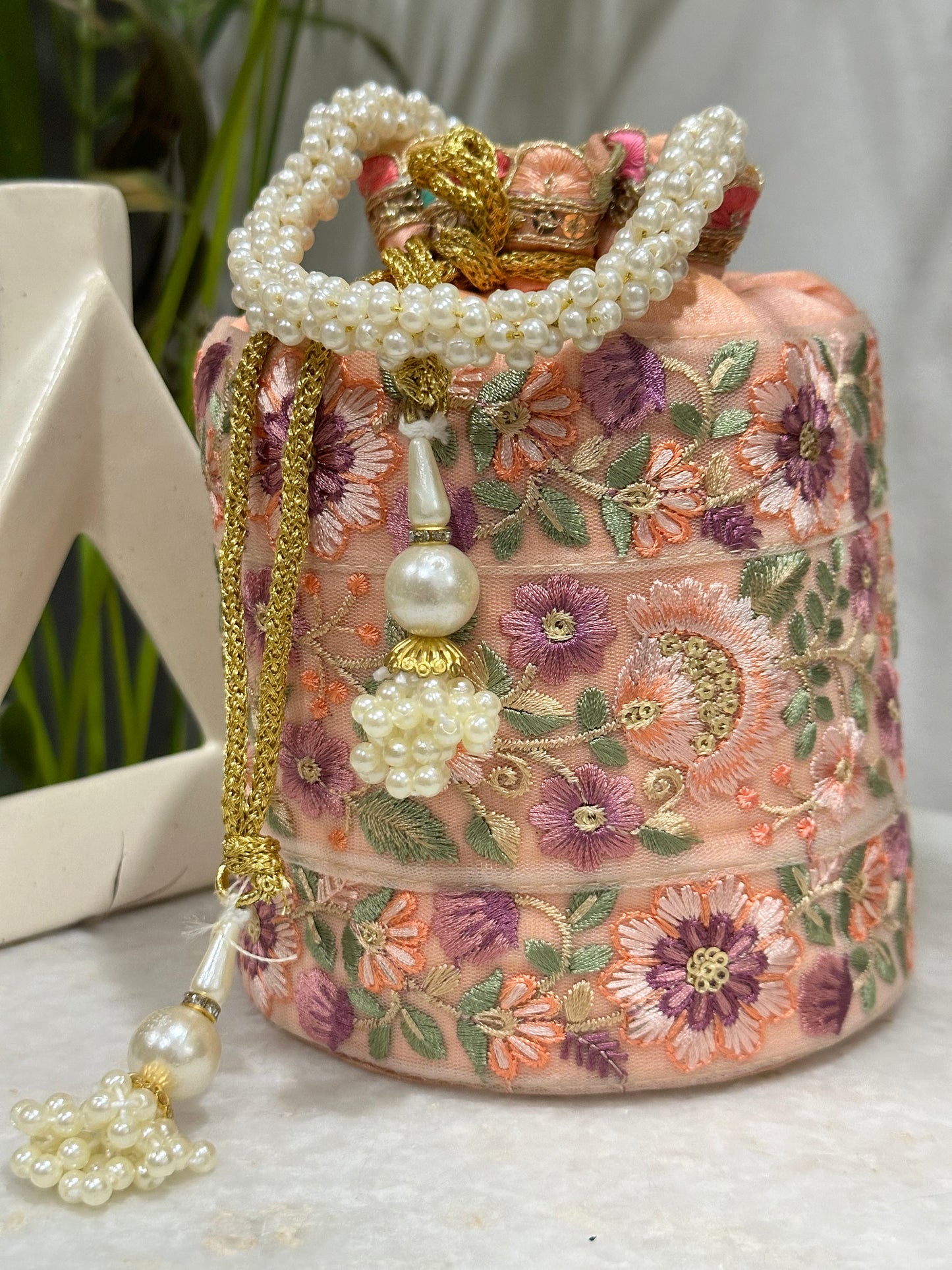 Needlework Potli Bag