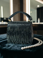 Pearl fringe Purse