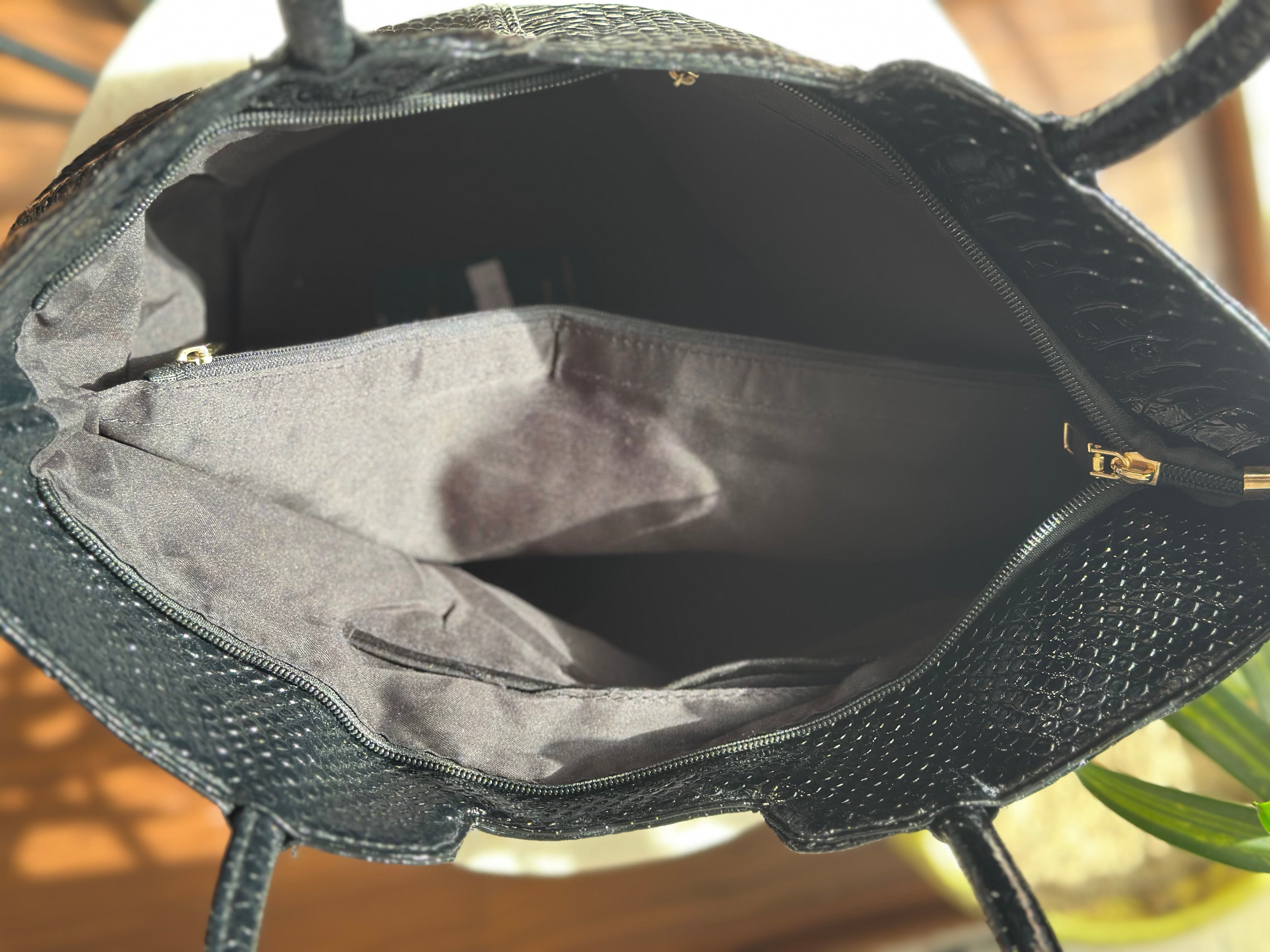 Stud Black Tote Bag