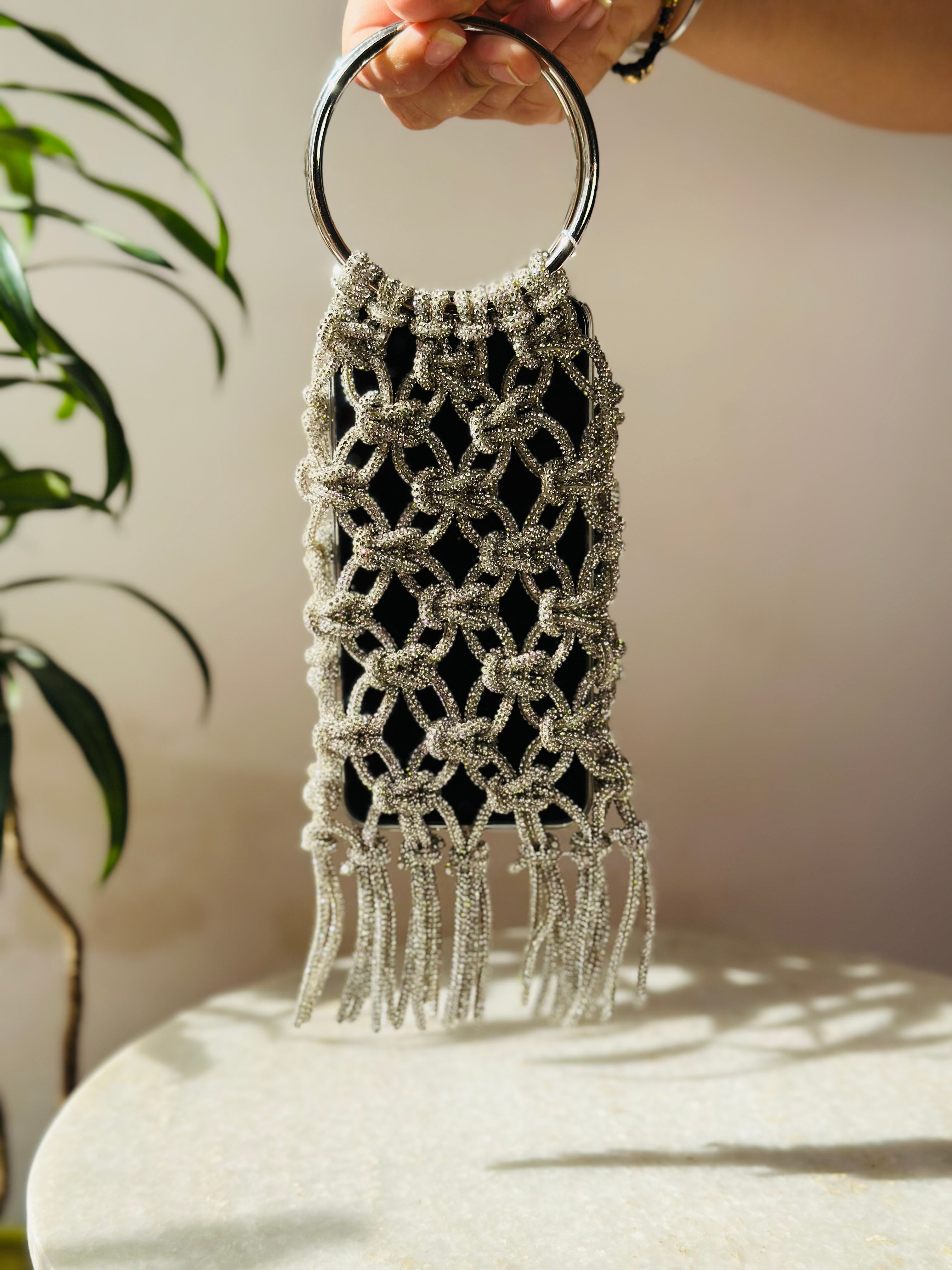Rhinestone Mobile Pouch