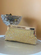 Gold Rhinestone Clutch
