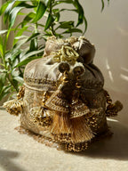 Pearl Fringe Potli Bag