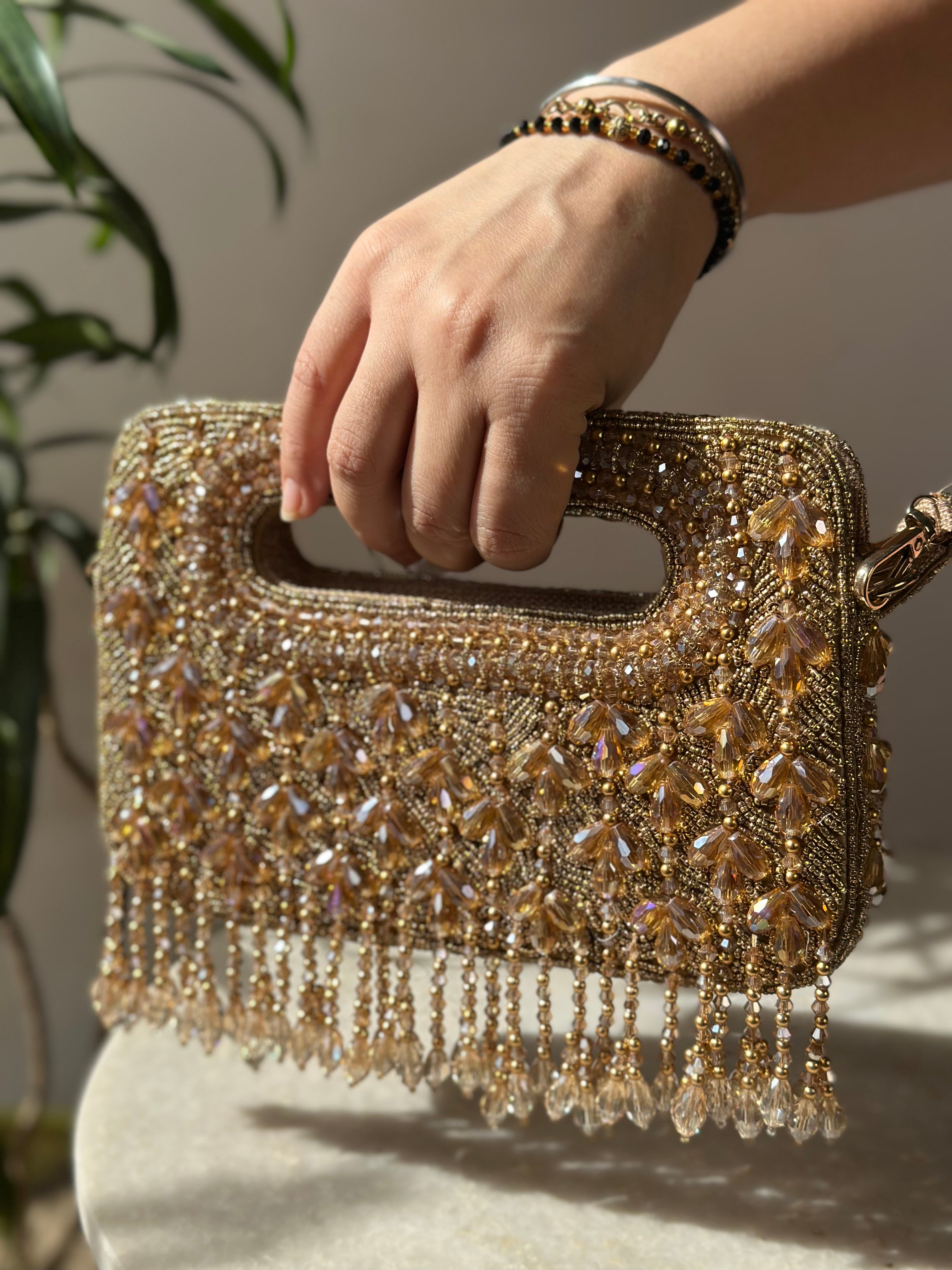 Madhubala crystal Bag