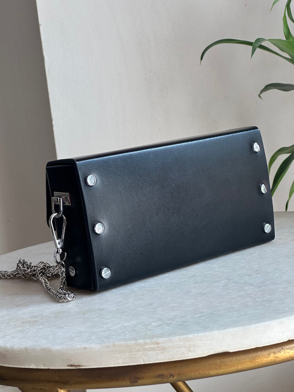 Box Clasp Chain Bag