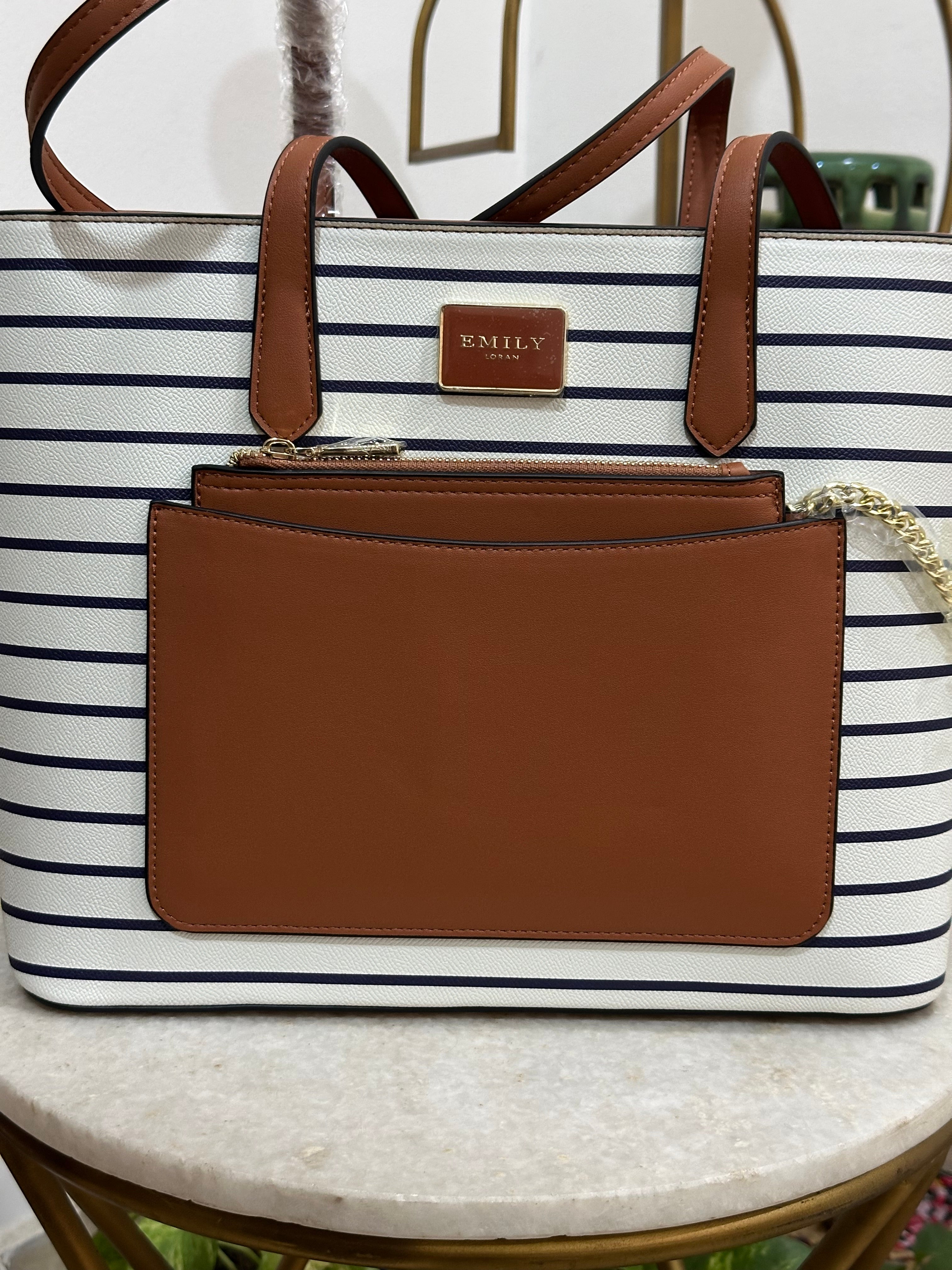 Emily Stripes Tote Bag