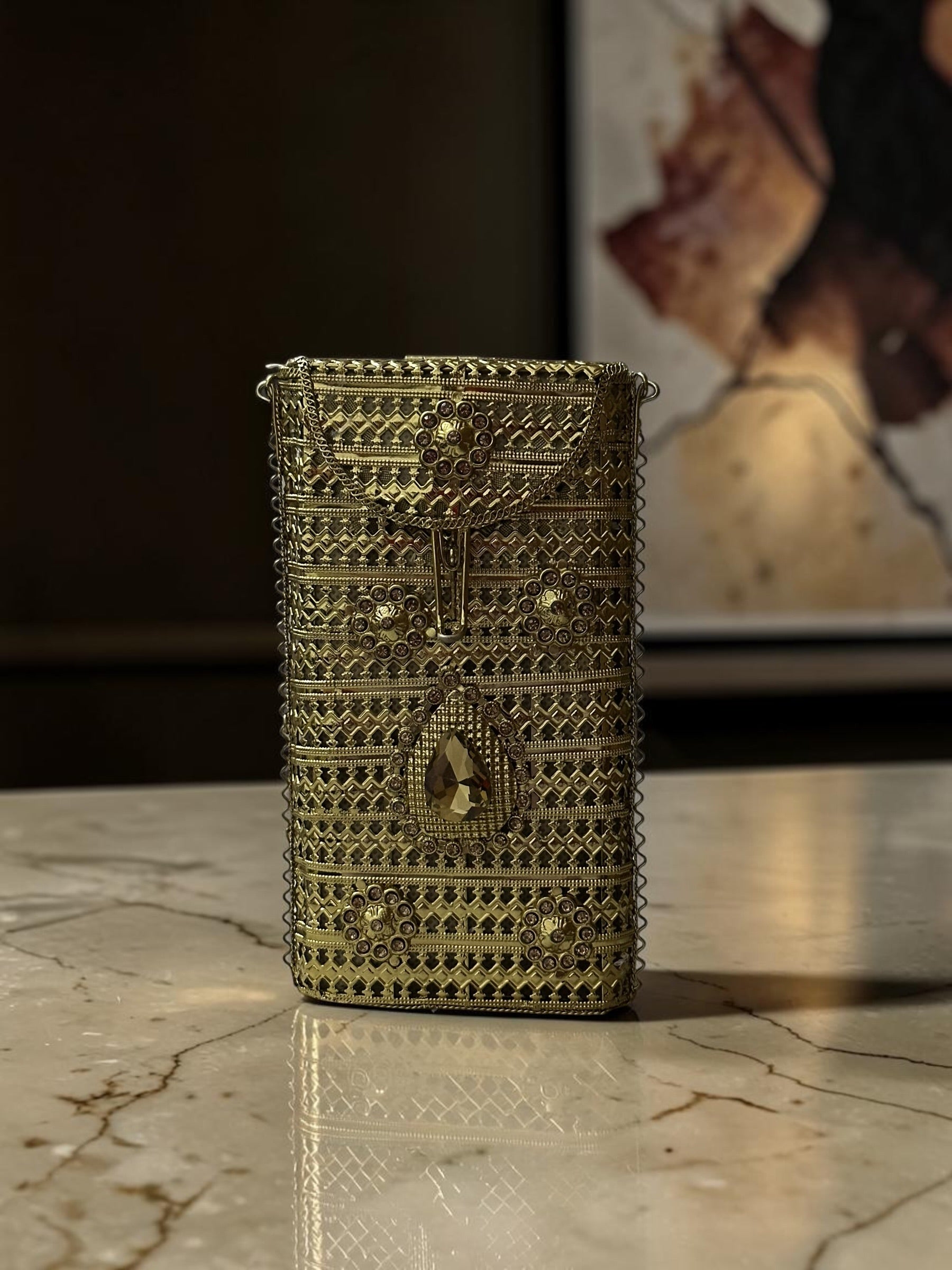 Golden brass Mobile