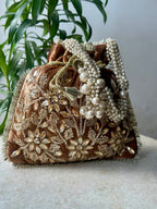 Mughal Pearl Potli Bag
