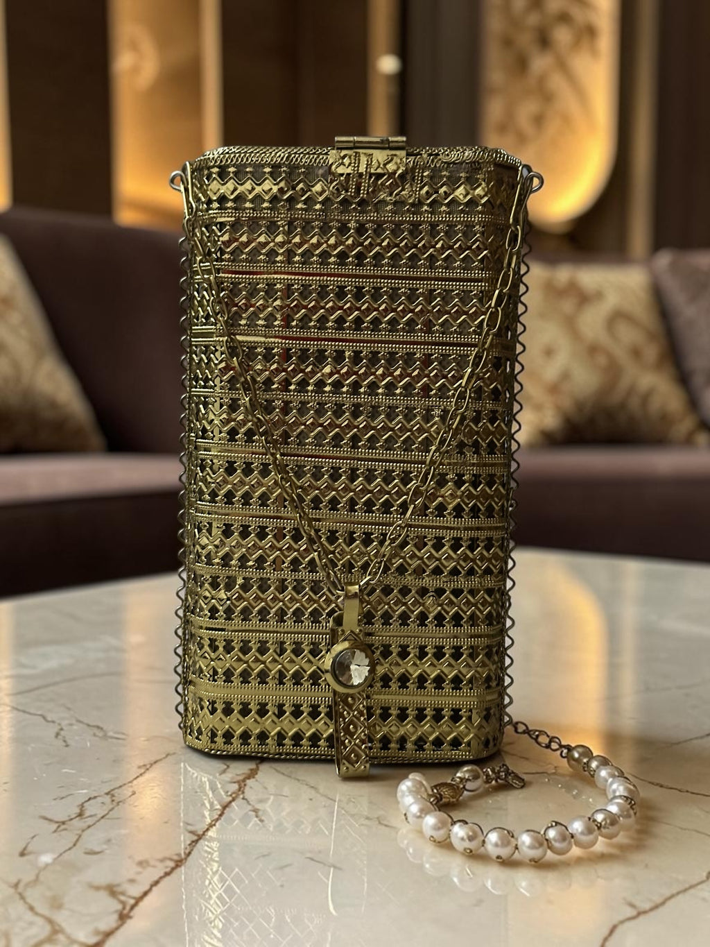 Golden brass Mobile